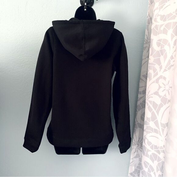 Zorrel Black Zip Front Hoodie Sweatshirt Size Small - Picture 5 of 7